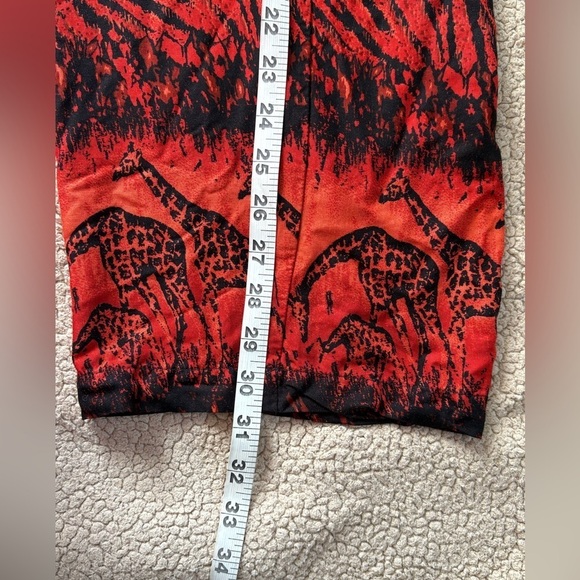 Anthony Original Maxi Jacquard Zebra/Giraffe Print pants , Size: Large - Picture 4 of 9